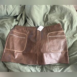 Forever 21 Faux Leather Skirt